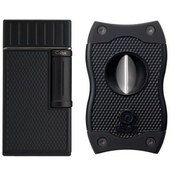 Resim Colibri Julius Çakmak & Sv-cut Siyah Premium Puro Seti 