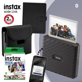 Resim Fujifilm Instax Wide Link Gri Akıllı Telefon Yazıcısı Ve Hediye Seti 2 