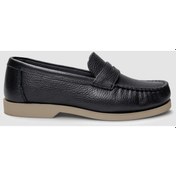 Resim Hakiki Deri Füme Kadın Günlük Ayakkabı-fume Füme 