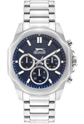 Resim Slazenger SL.09.2388.2.06 Quartz Çelik Gri Lacivert Kadran 44 mm Erkek Kol Saati 