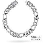 Resim RICH 925k SILVER DIAMOND KING CLASSICO BRACELET (Gerçek Gümüş) 