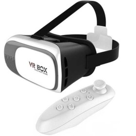 Resim Cep prime Vr Box Uzaktan Kumandalı 3d Sanal Gerçeklik Gözlüğü 4,7” Ile 6” Cihazlar Ile Uyumlu Los/Android 