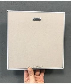 Resim Oscar Stone Decor Çerçeveli Taş Duvar Dekoru 20X20 Cm Nazar Boncuğu Cdd-40-1001 
