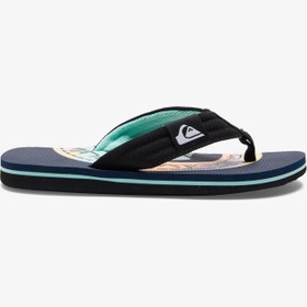 Resim Quiksilver Molokai Layback II Youth Erkek Çocuk Mavi Turuncu Terlik 