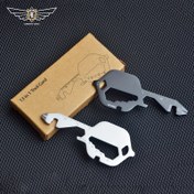 Resim 1 adet Eagle 13 İnç 1-in-1 Mini Anahtar Bıçağı Paslanmaz Çelik Tornavida Altıgen Anahtar Çantası Bıçak Aleti Açık Hava Seyahat Ev Kompakt Taşınabilir 