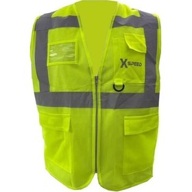 Resim Xspeed Reflektörlü Cepli Lüx İkaz Yelek 