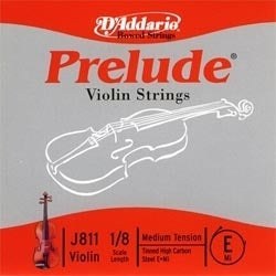 Resim D'Addario J811 Prelude 4/4 Tek Keman Teli (Mi) 