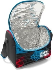 Resim Coral High Gri Mavi Yarış Arabası Isı Yalıtımlı Beslenme Çantası - Erkek Çocuk 
