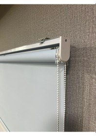 Resim Donatti Güneşlik Düz Stor Perde İthal Mat Polyester Açık Mavi Açık Mavi 