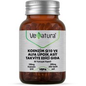 Resim VENATURA Koenzim Q10 ve Alfa Lipoik Asit Takviye Edici Gıda 60 Kapsül 