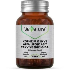Resim VENATURA Koenzim Q10 ve Alfa Lipoik Asit Takviye Edici Gıda 60 Kapsül 
