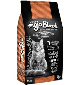 Resim Mojo Black Sterilised Somon Balıklı Kısırlaştırılmış Yetişkin Kedi Maması 15 KG 