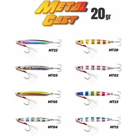 Resim Fujin Metal Cast 20gr Light Jig Metal Yem Mt22 Bb Anchovy 