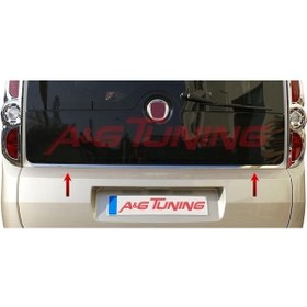 Resim Fiat Doblo Krom Bagaj Camı Alt Çıta Formlu 2010-2014 Paslanmaz Çe N11.1690 