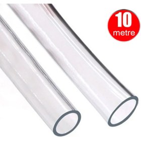Resim Alet Çantam Şeffaf Terazi Hortumu Iç Çap 8mm Termosifon Otomobil Kapı Fitili - 10MT 