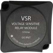 Resim 12v Otomatik Şarj Rölesi Vsr - İki Akü Yönetimi, Led Gösterge, 125a Sürekli Akım, Dayanıklı Fiberglas Kasa 