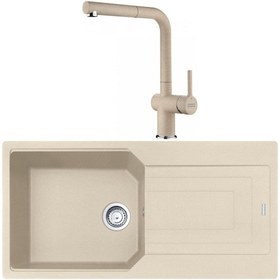 Resim Franke Urban Ubg 611-100 Avena Granit Eviye + Active Plus Doccia 2.0 Batarya Seti 