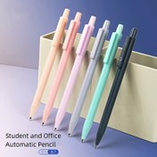 Resim 10 Adet Ergonomik HB 2B Otomatik Kurşun Kalem 0.5mm/0.7mm Dahili Silgi ile, Dayanıklı Plastik, Öğrenciler ve Ofis Kullanımı İçin Pürüzsüz Yazma 
