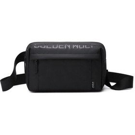 Resim Moveevo Erkekler İçin Su Geçirmez Poşet Çanta - Usb Şarj Ve Kulaklık Girişi, Çok Bölmeli, Ayarlanabilir Askı, Günlük Kullanım İçin Siyah Gxb00129 Siyah 