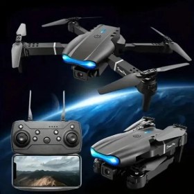 Resim Universal E99 Pro Katlanabilir Drone 720P HD Kamera ile Taşınabilir Tasarım 