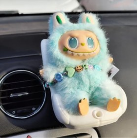 Resim ÇAKRA Mini Araba Koltuğu Aksesuarı Labubu Peluş Oyuncaklar İçin Dekoratif Oto Koltuğu (Oyuncak Hariçtir) 