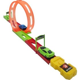 Resim Farbu Oyuncak 2 Arabalı Tek Fırlatıcılı 70 CM Drag Yarış Pisti 