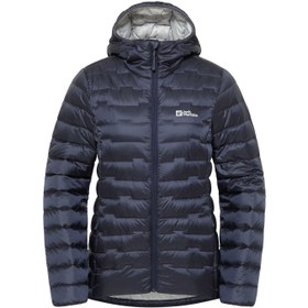 Resim Jack Wolfskin Passamani Down Hoody Kadın Mavi Outdoor Ceketi 