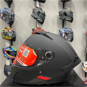 Resim mt Helmets Thunder 4 Sv Solid A1 Mat Siyah Motosiklet Kaskı 