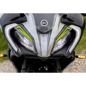 Resim Redline Grafik Cf Moto 250 Sr Far Kaşı Siyah-neon Sarı 