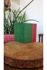 Resim EFE DERİ Şeritli Deri Dikişli Araç Ruhsat Kılıfı Kabı Oto Ruhsat Koruyucu 