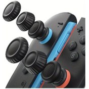 Resim Gaojunshop01 Jsaux Nintendo Switch 2 2025 Ve Switch Ergonomik Oyun Çubuk Kapakları Siyah 6 Adet 