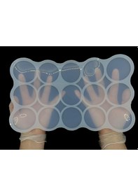 Resim Epoksikalipmarketi Epoksi Silikon Yuvarlak Magnet Kalıbı 15'li, Silikon Kalıp 