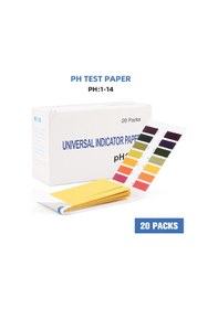 Resim Teltree Hızlı Ph Test Şeritleri 1-14 - 1600 Şerit, İdrar Ve Cilt Bakımı İçin 