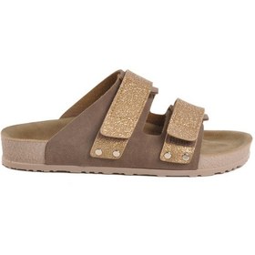 Resim Aspor Vizon Simli Cırtlı Kadın Düz Terlik Çok Renkli 