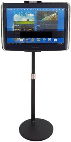 Resim Coverzone Tablet Telefon Standı 2in1 Masaüstü 7-11 inch 23-43 cm Ayarlanabilir Yükseklik 180° Açılı Aliminyum Gövde T43 