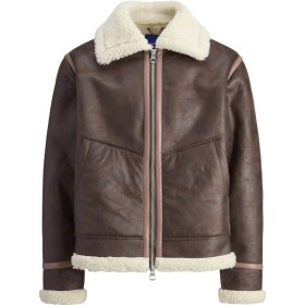 Resim Jack & Jones Jorliverpool Aviator Kahverengi Erkek Ceket 12282948 Kahverengi 