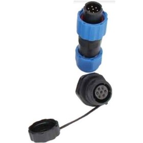 Resim Powermaster Sd13 Tipi Su Geçirmez 7 Pin Konnektör 