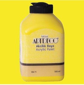 Resim Artdeco Akrilik Boya 500 Ml. 3602 Koyu Sarı 