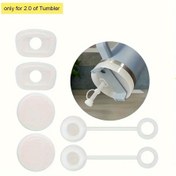 Resim 3 adet/6 adet Silikon Sızdırmazlık Kapağı, Evrensel Uyumlu, 2.0 Tumbler ile Uyumlu, Spor Su Şişesi Aksesuarları 