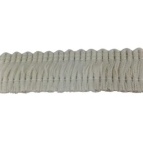 Resim Pamuk Püskül Şerit En 3 cm Krem 10 Metre 