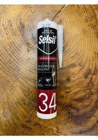 Resim Selsil Beyaz Silikonize Mastik 450 Gr 