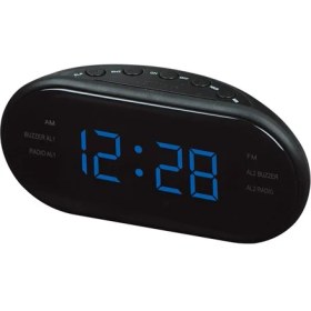 Resim 3C Store Moda Modern Am/fm LED Saatli Radyo Elektronik Masaüstü Çalar Saat Dijital Masa Saatleri Erteleme Işlevi-25 (Yurt Dışından) 