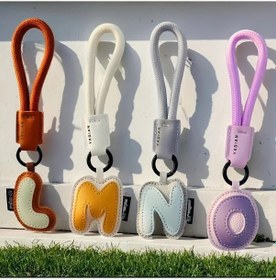 Resim Elmpaly G Lucky Şık Pu Deri Harfli Anahtarlık Uçuş Kartı Kılıfı Aksesuar 