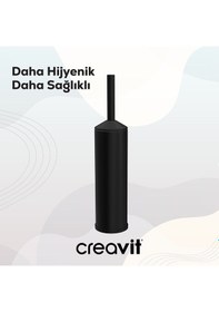 Resim Creavit BR20228-S Royale Tuvalet Fırçalığı Mat Siyah 