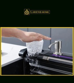 Resim Larens Lüks Akıllı Dijital Göstergeli Eviye Seti Antrasit - Gri 