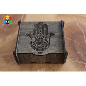 Resim Değerli Taş, Pandül & Takı Saklama Kutusu Orta Boy Fatma Nın Eli 