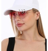 Resim Unisex Piercing Beyaz Şapka Beyaz 