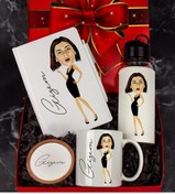 Resim Ejoya Kişiye Özel Karikatür Tasarım Hediye Paketi 96642 