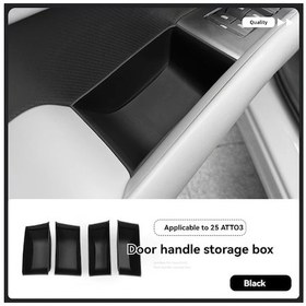 Resim Honeybeeshop Byd Atto3 Kapı Kenarı Depolama Kutusu Seti 4 Adet Siyah 2025 2026 