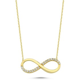 Resim Sembol Gold Sonsuzluk Altın Kolye 2,00 Cm 